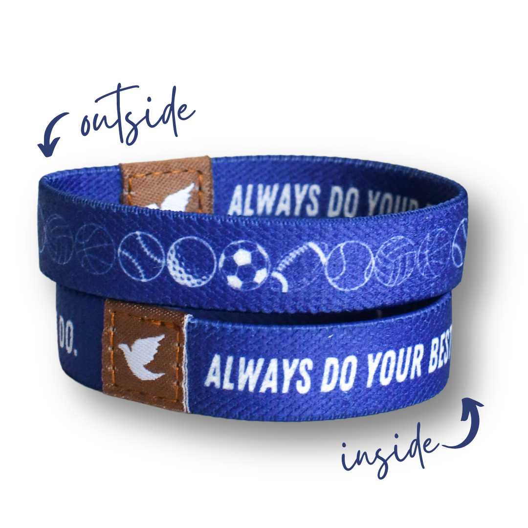 Always Do Your Best Kids TruthBand-Pink Salt Riot