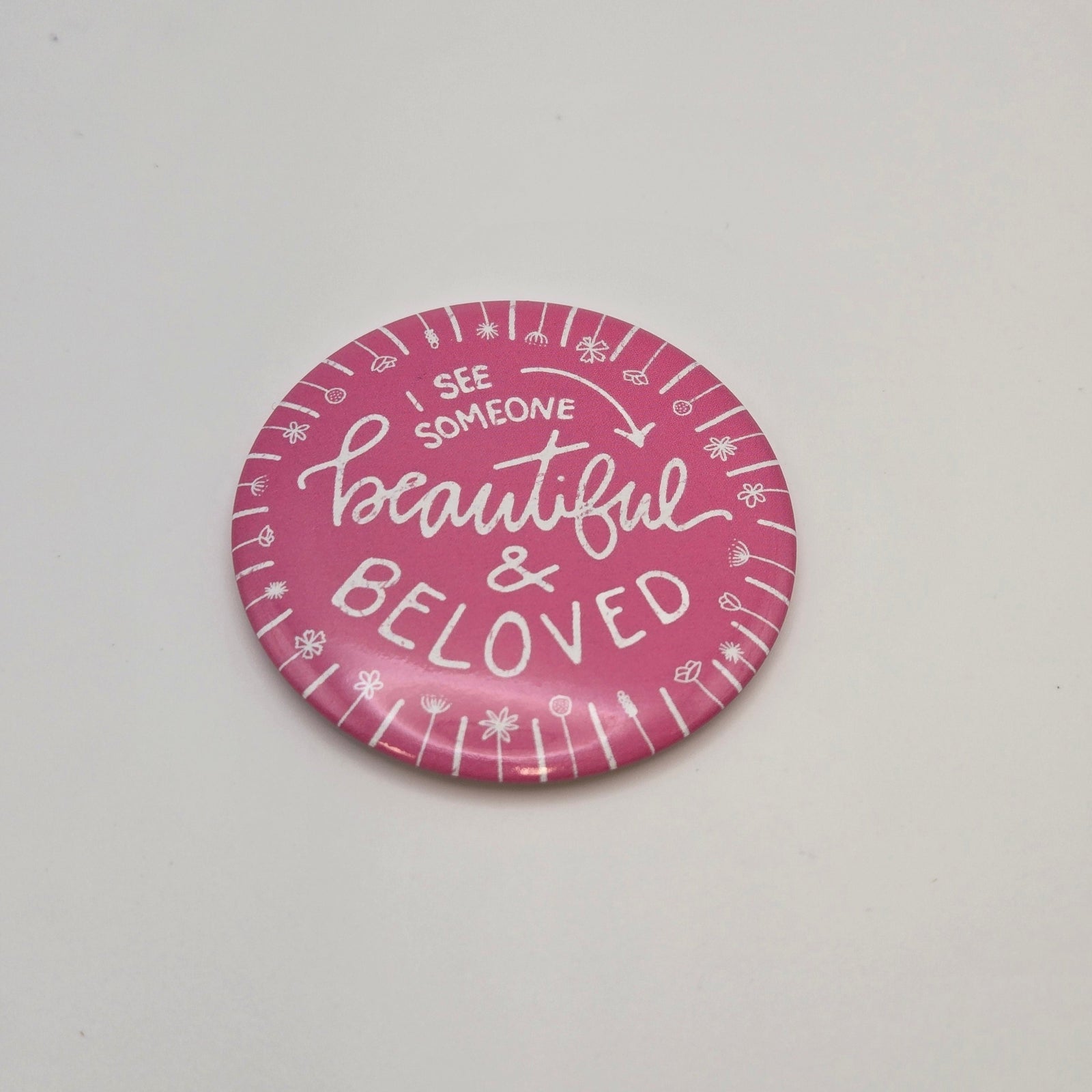 Beautiful & Beloved Pocket Mirror front