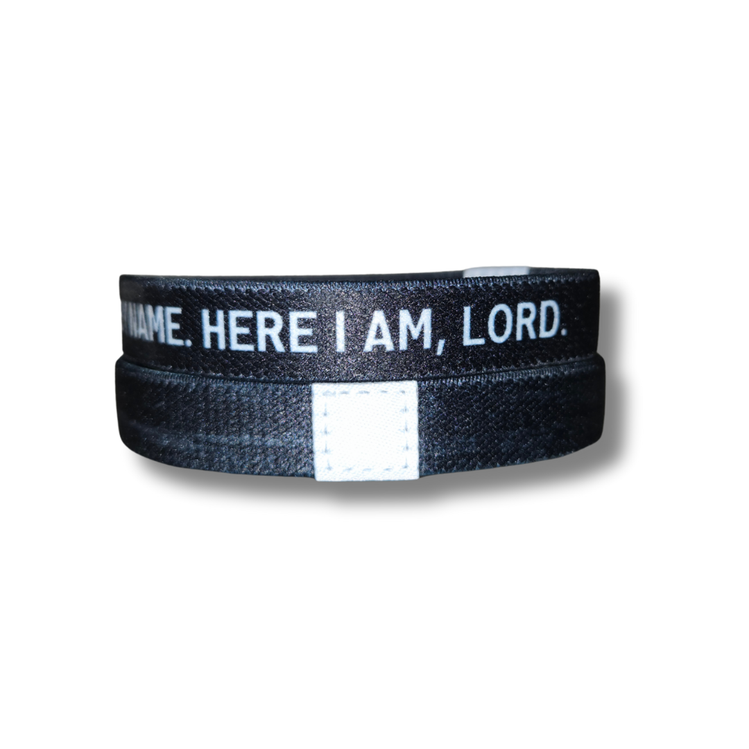 Called By Name Pastor Mens TruthBand- Pink Salt Riot stacked