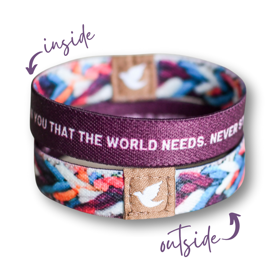 Give Your Gift Womens TruthBand-Pink Salt Riot