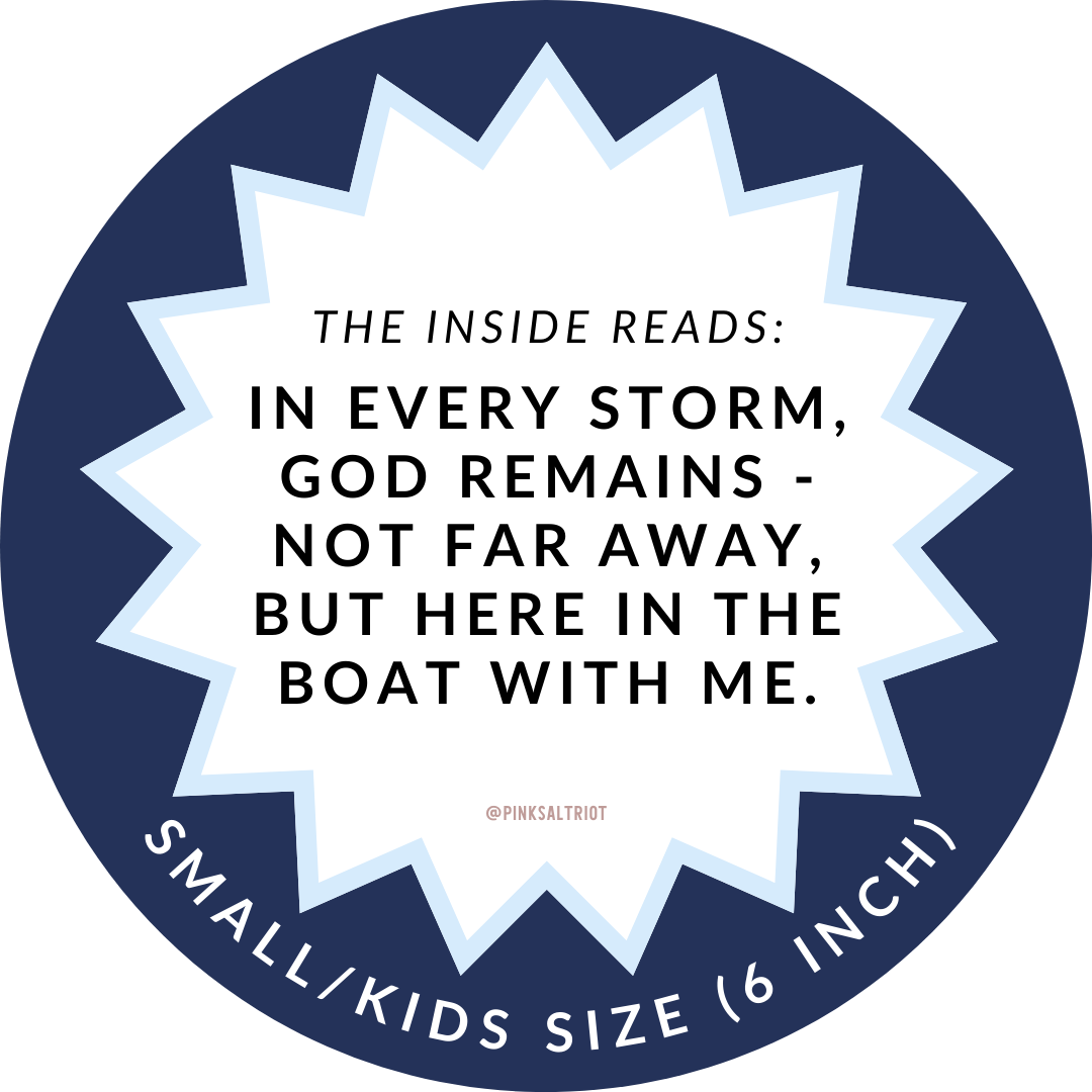 God Remains in the Boat Kid’s TruthBand-Pink Salt Riot