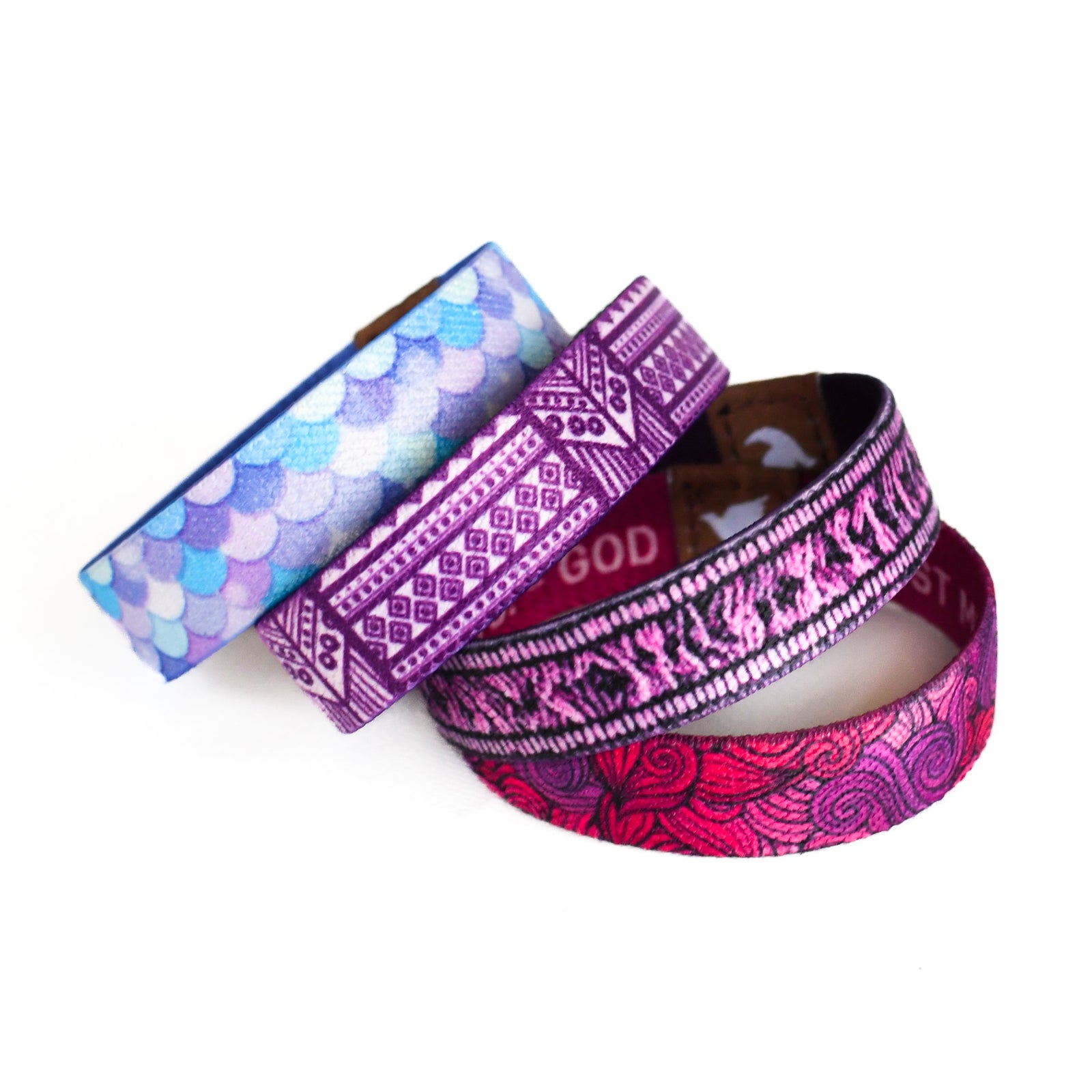 God's Princess Stack for Girls-Pink Salt Riot laying down