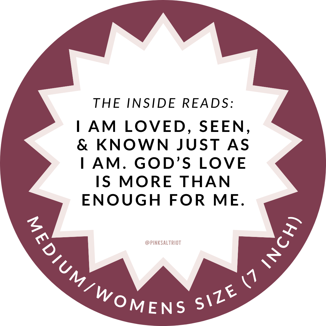 Loved, Seen, & Known Womens TruthBand-Pink Salt Riot