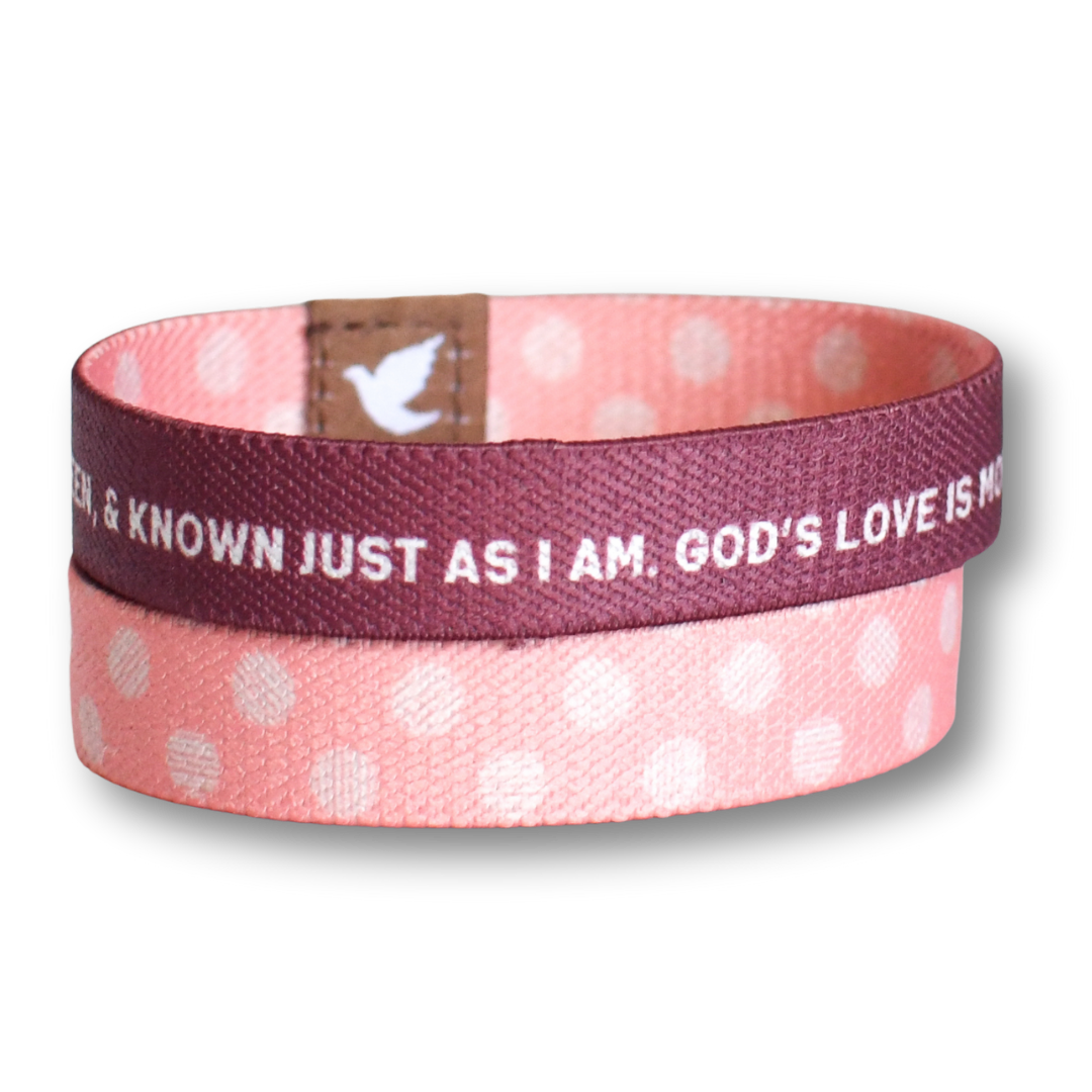 Loved, Seen, & Known Womens TruthBand-Pink Salt Riot