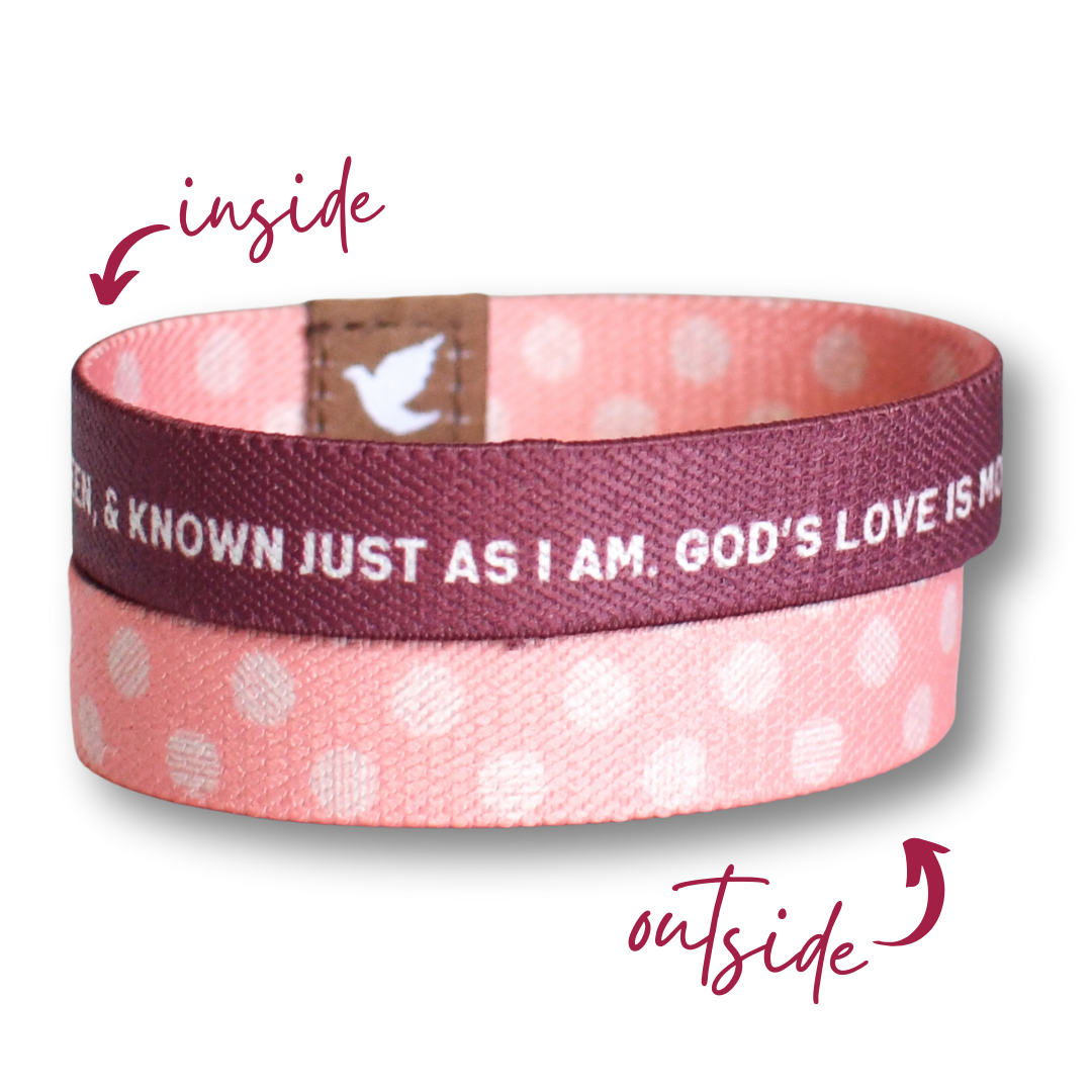 Loved, Seen, & Known Womens TruthBand-Pink Salt Riot
