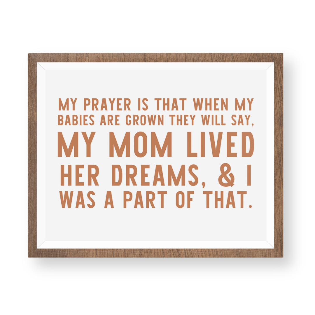 Mom Dreams Print-Pink Salt Riot