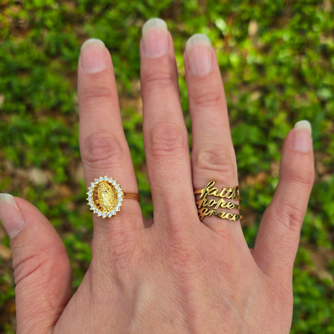 Our Lady of Guadalupe ring lifestyle