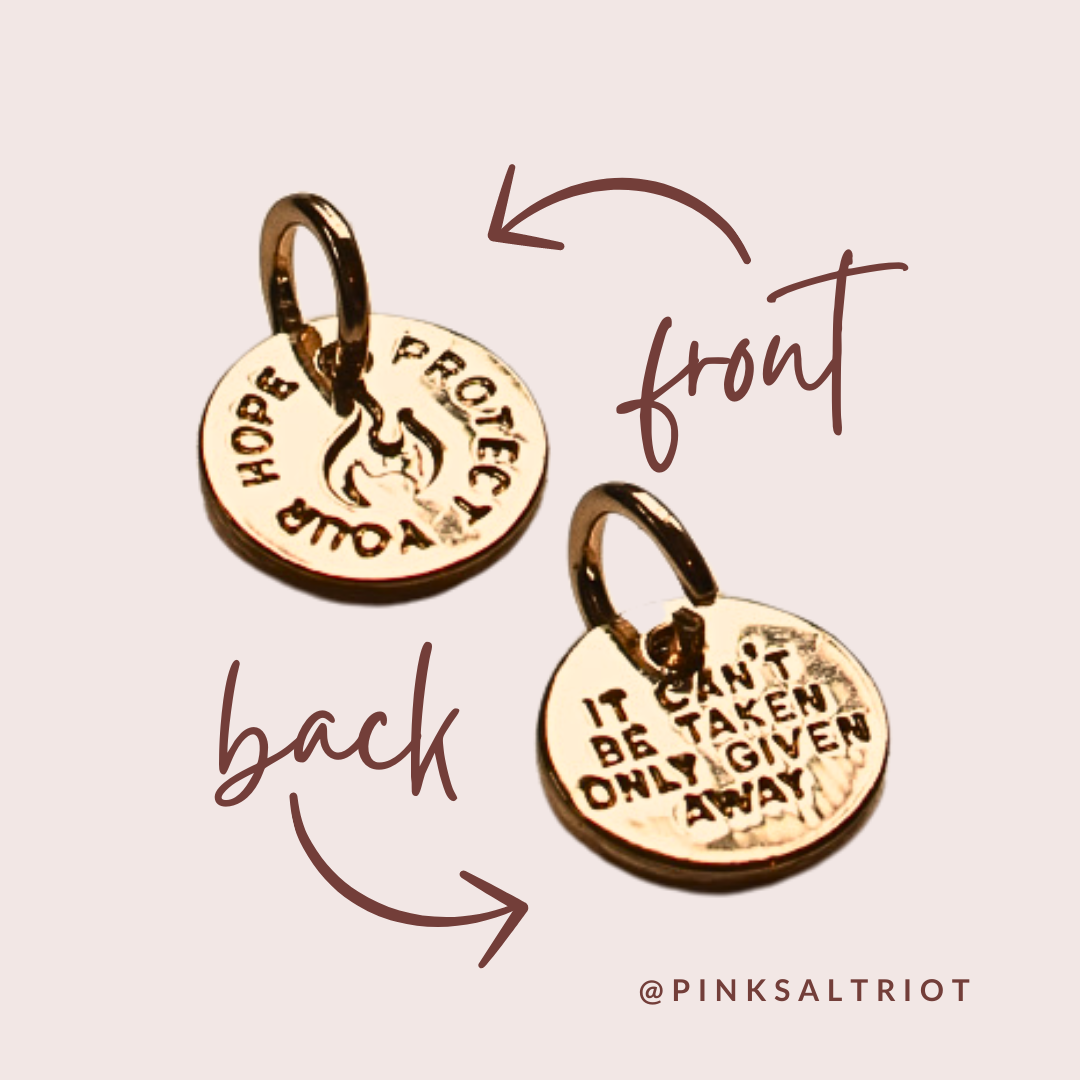 Protect Your Hope Wooden Bracelet-Pink Salt Riot