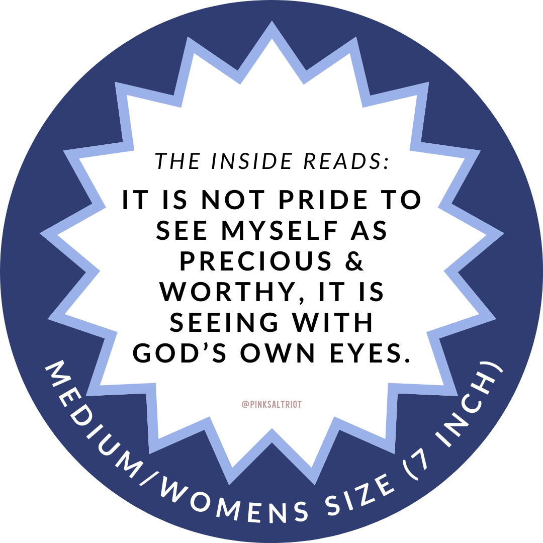 See Yourself With God's Eyes Womens TruthBand-Pink Salt Riot