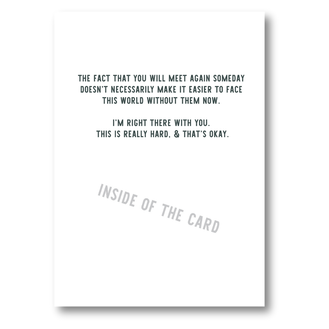 The Pain of Today Grief Card-Pink Salt Riot