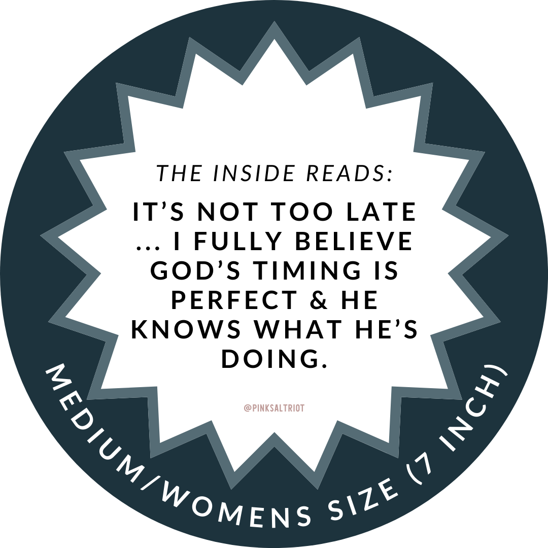 Trust God's Timing Womens TruthBand-Pink Salt Riot