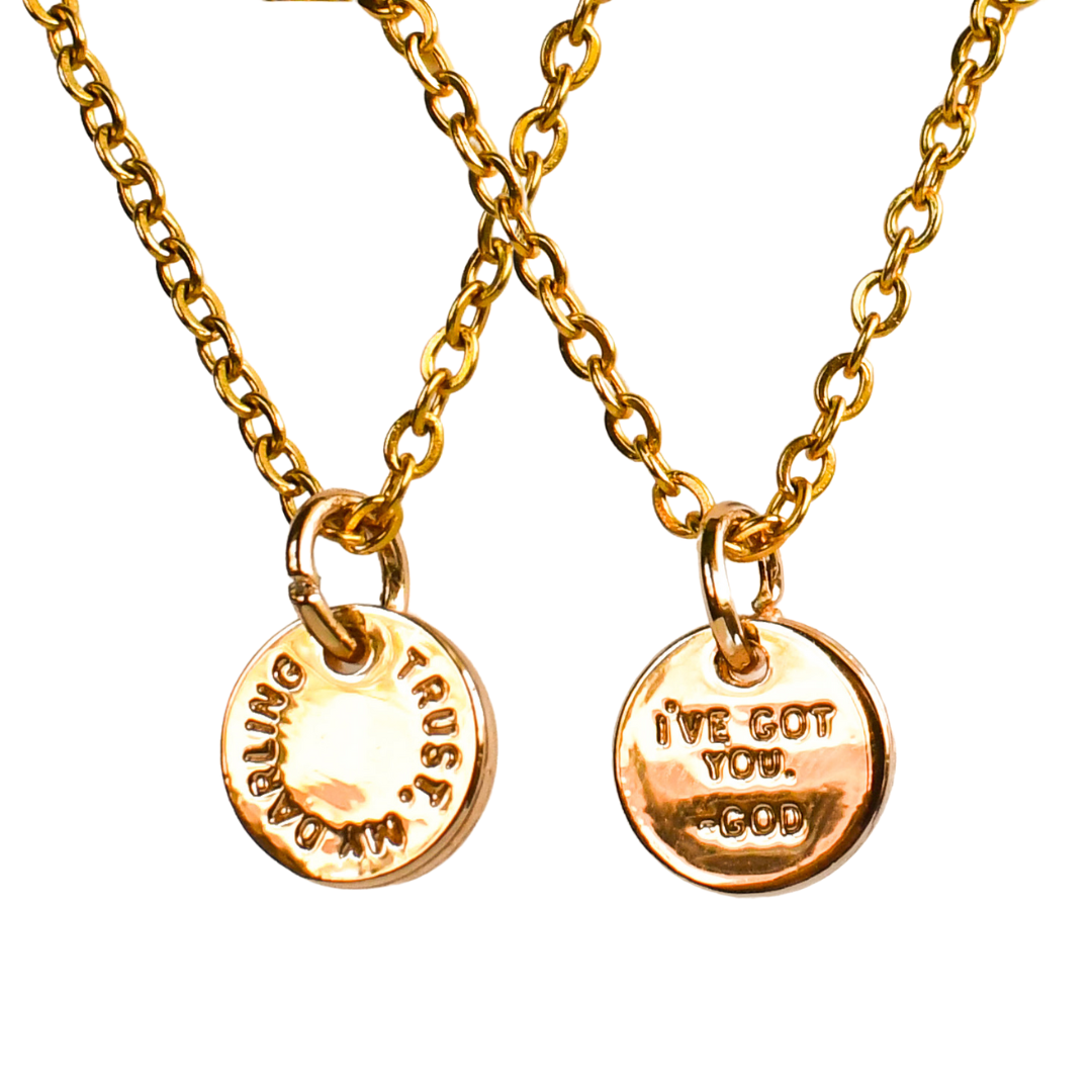 Trust My Darling Gold Necklace-Pink Salt Riot