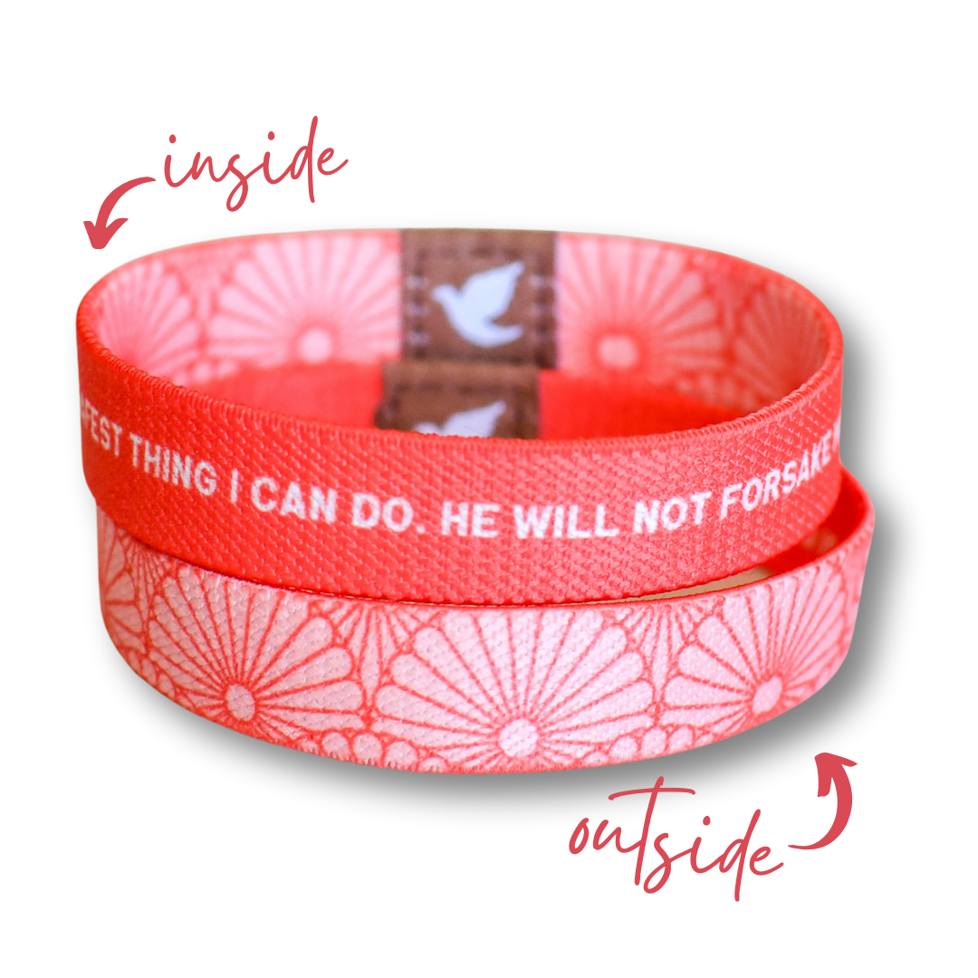 Trusting God Is Safe Womens TruthBand-Pink Salt Riot