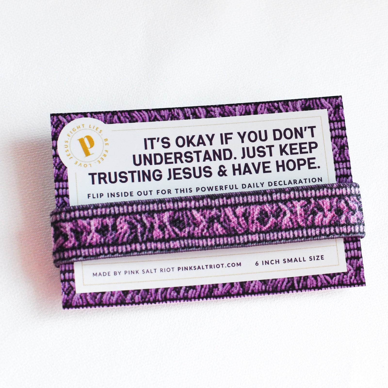 We Don’t Have to Know Why Kid’s TruthBand-Pink Salt Riot
