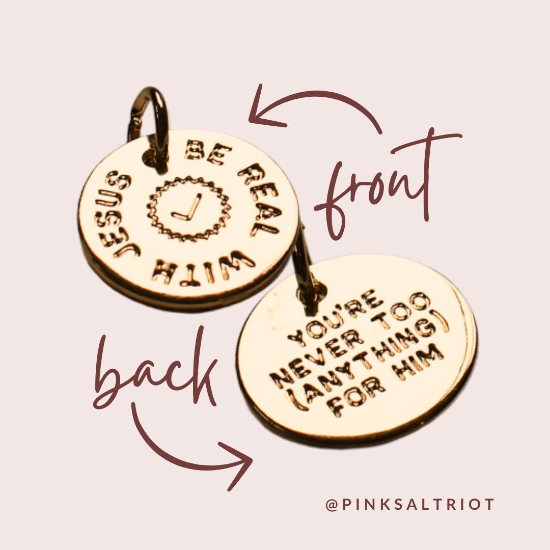 Be Real with Jesus Stretch Bracelets - Pink Salt Riot