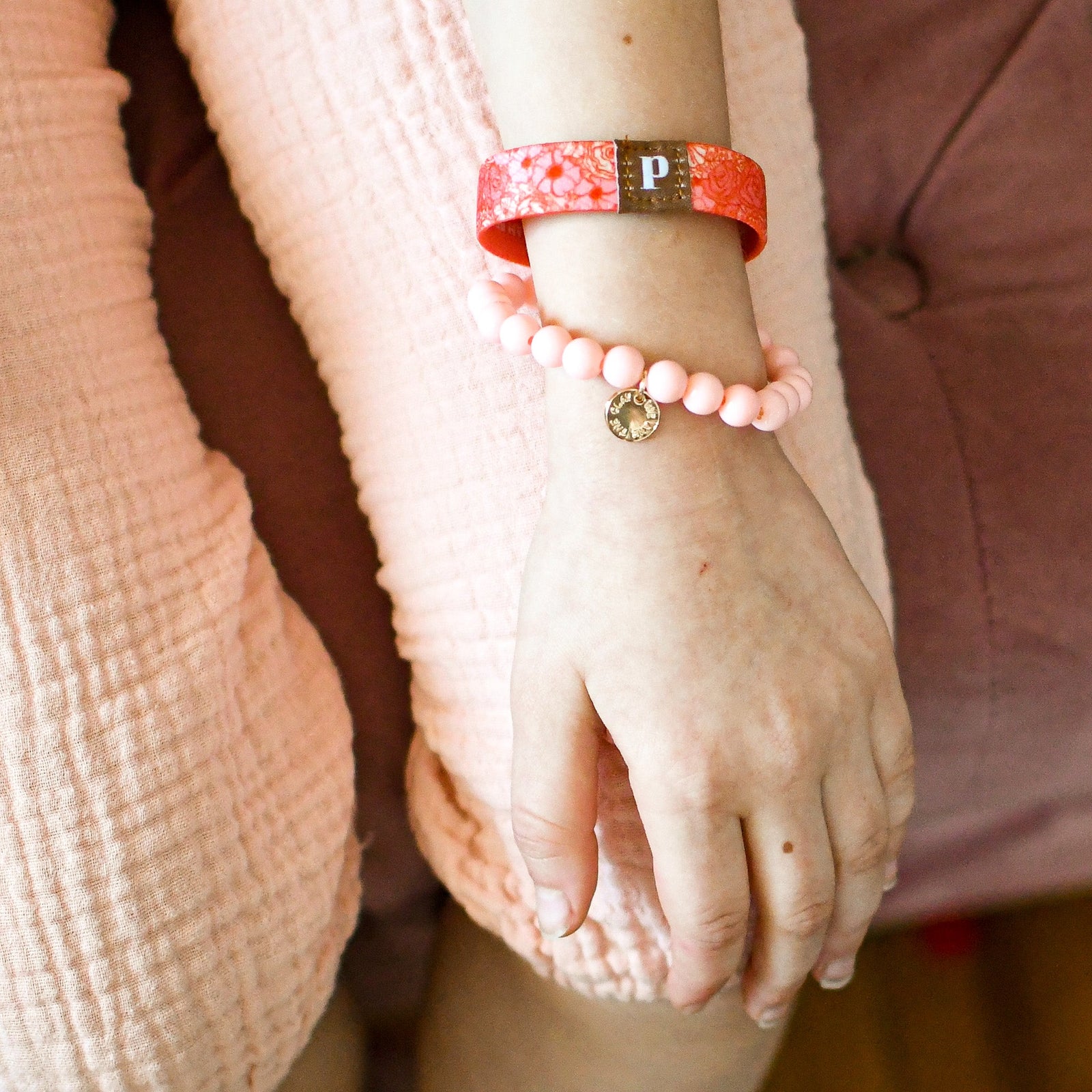 Beautiful Worthy & Loved Kids TruthBand - Pink Salt Riot