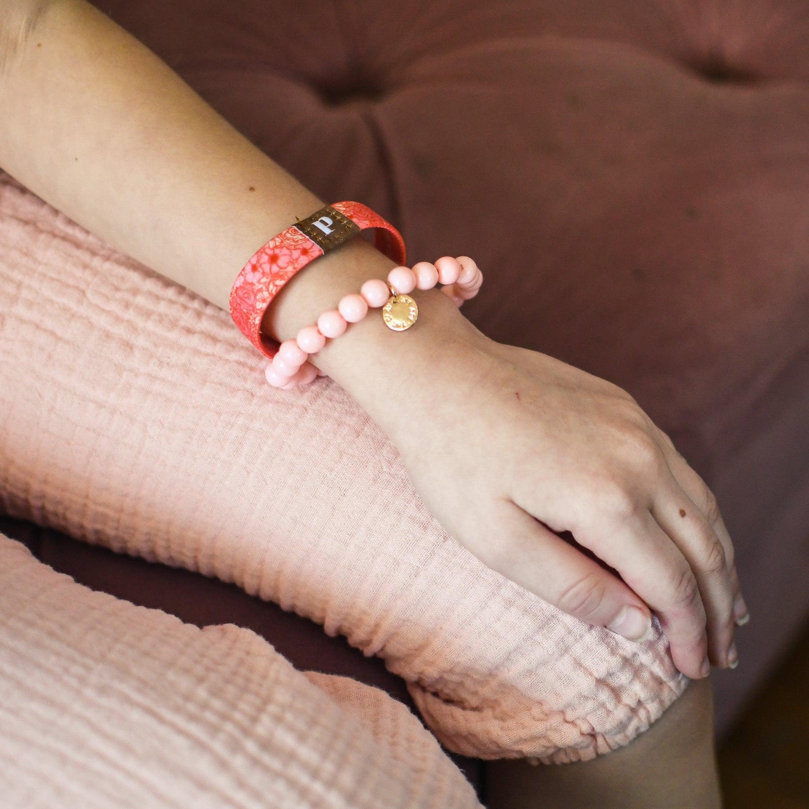 Clay and the Potter Little Girl Bracelet - Pink Salt Riot