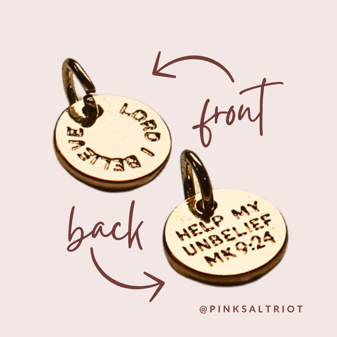 Help My Unbelief Bracelet - Pink Salt Riot