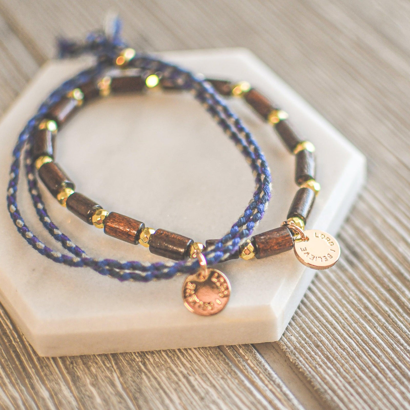 Help My Unbelief Bracelet - Pink Salt Riot