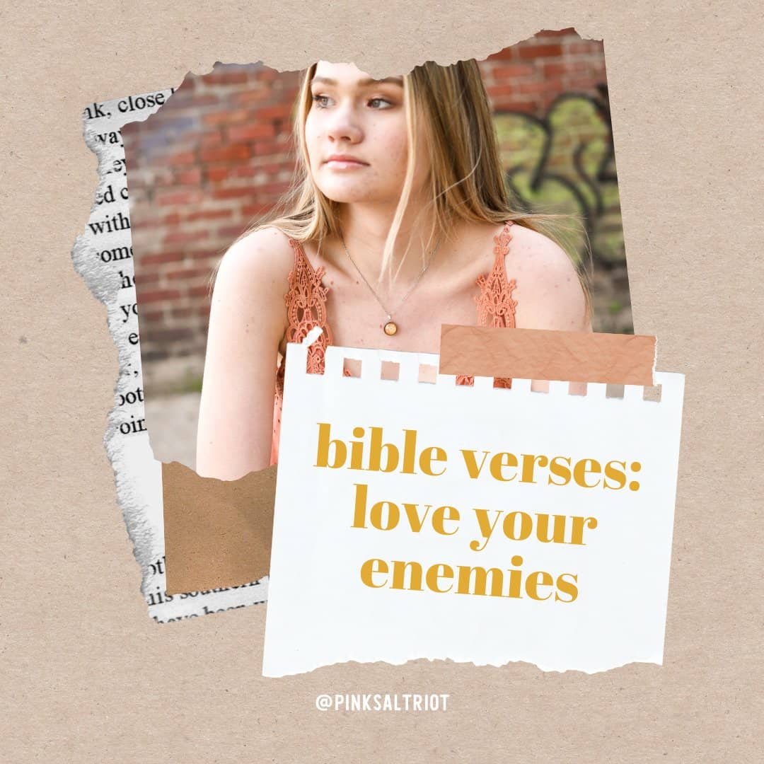 Bible Verses: Love Your Enemies - Pink Salt Riot