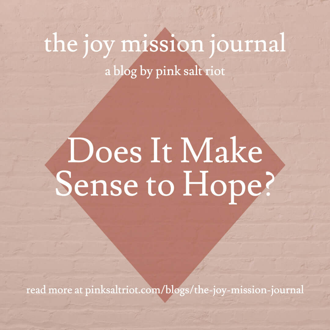 Does It Make Sense to Hope? - Pink Salt Riot