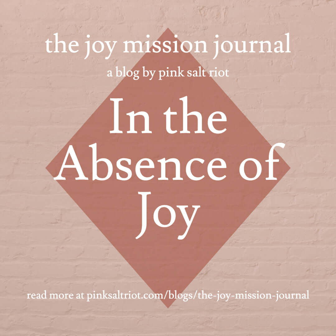 In the Absence of Joy - Pink Salt Riot