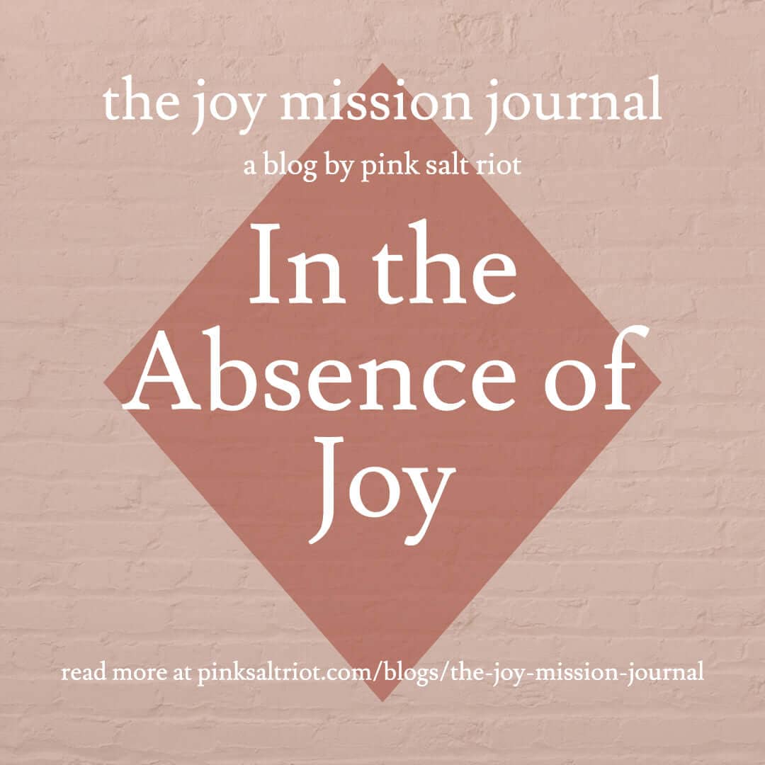 In the Absence of Joy - Pink Salt Riot