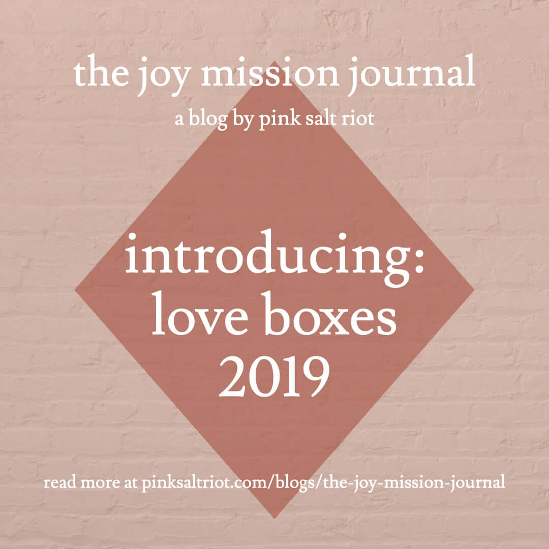 Introducing: Love Boxes 2019 - Pink Salt Riot