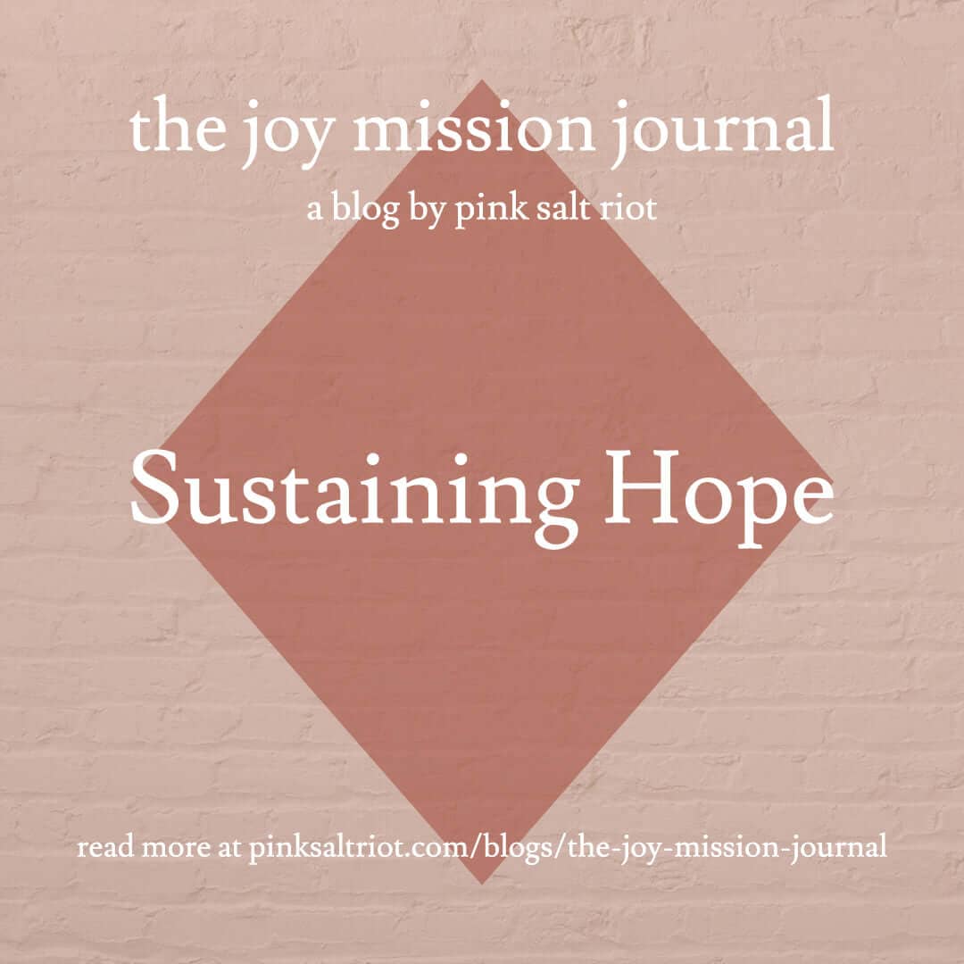 Sustaining Hope - Pink Salt Riot