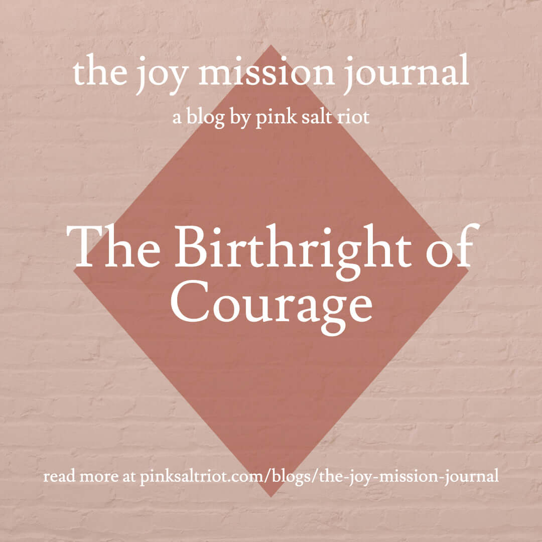 The Birthright of Courage - Pink Salt Riot