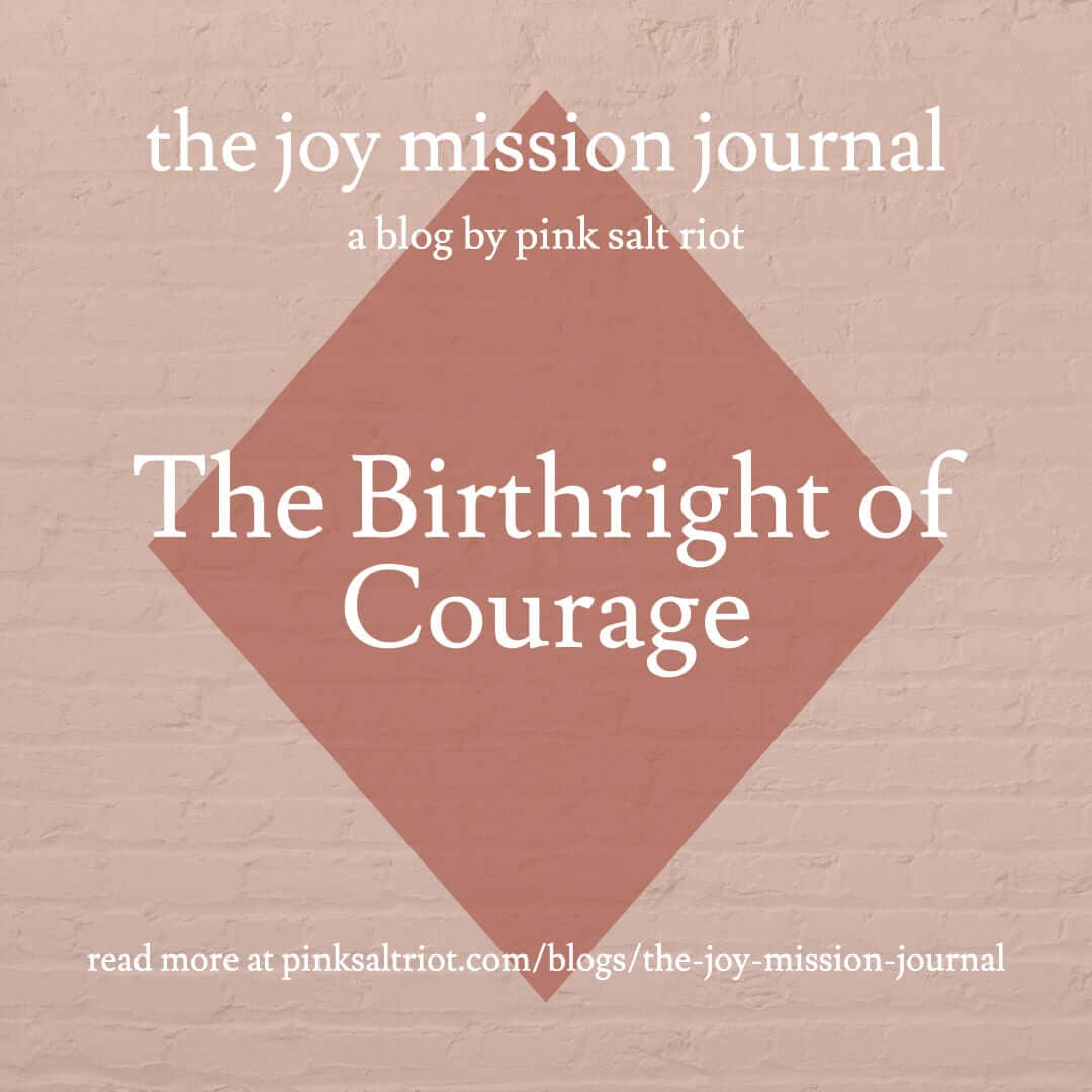 The Birthright of Courage - Pink Salt Riot