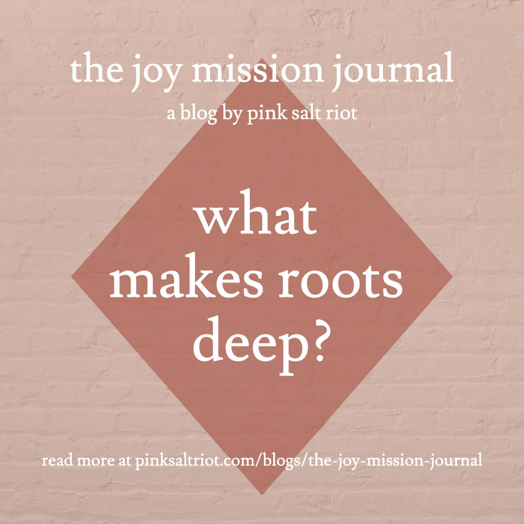 What Makes Roots Deep? - Pink Salt Riot