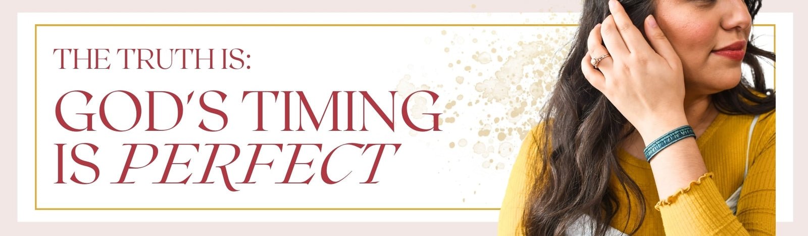 Le timing de Dieu est parfait