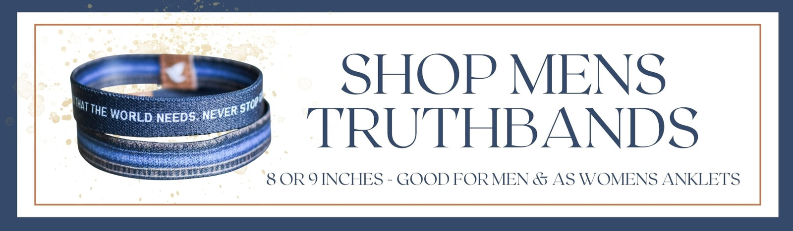 Bracelets TruthBands pour hommes (8/9 pouces)