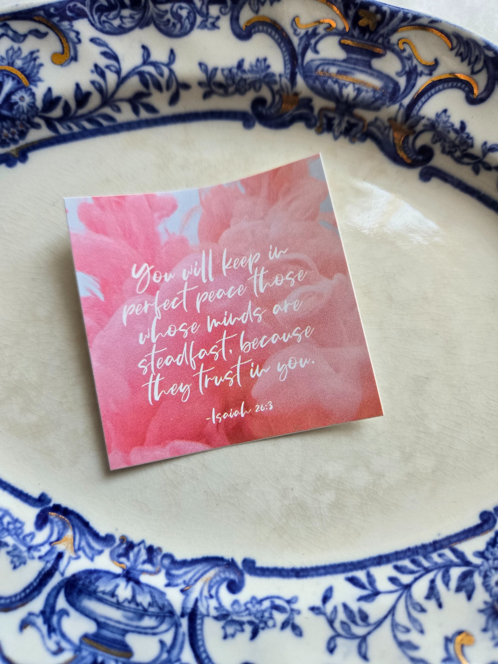 Perfect Peace Vinyl Sticker