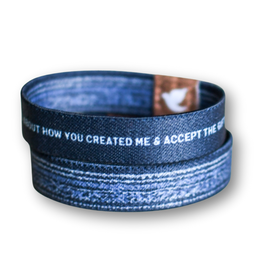 Accept the Gift of Myself Kids’ TruthBand-Pink Salt Riot