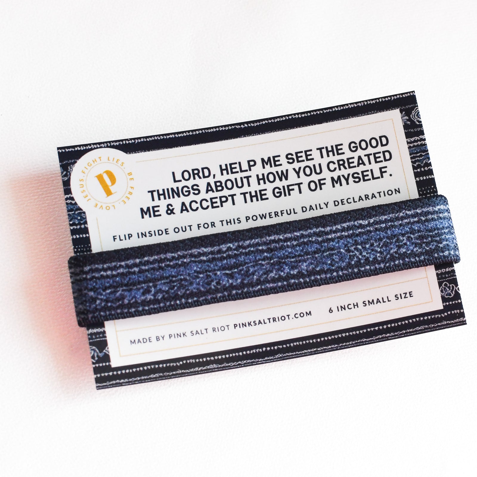 Accept the Gift of Myself Kids’ TruthBand-Pink Salt Riot