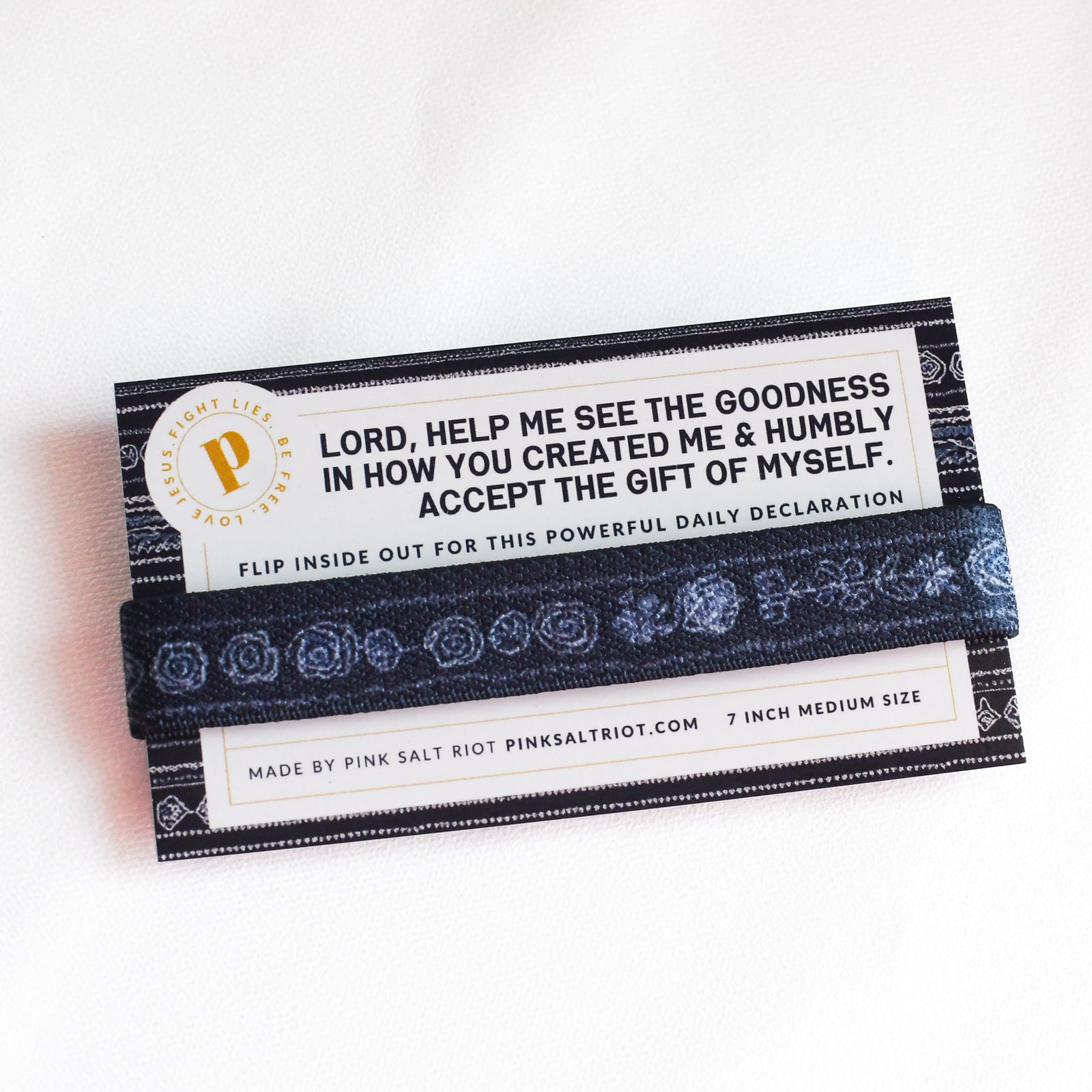 Accept the Gift of Yourself Women’s TruthBand-Pink Salt Riot