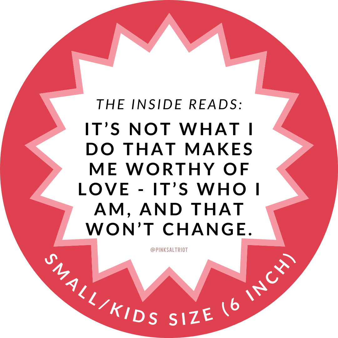 Already Worthy Kids TruthBand-Pink Salt Riot wording