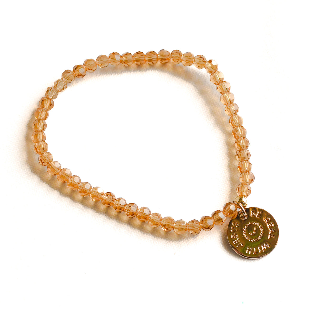 Be Real with Jesus Stretch Bracelets-Pink Salt Riot