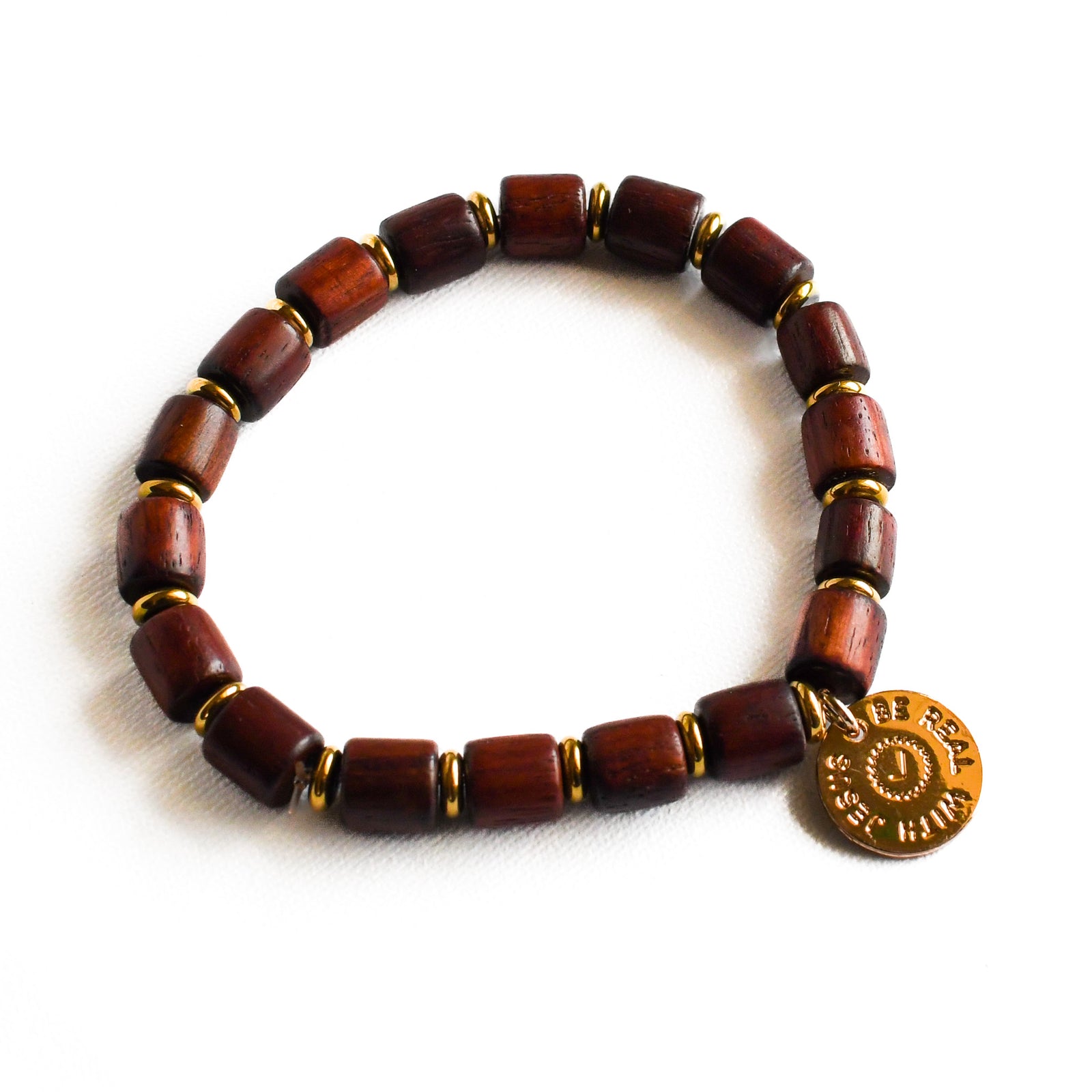 Be Real with Jesus Stretch Bracelets-Pink Salt Riot