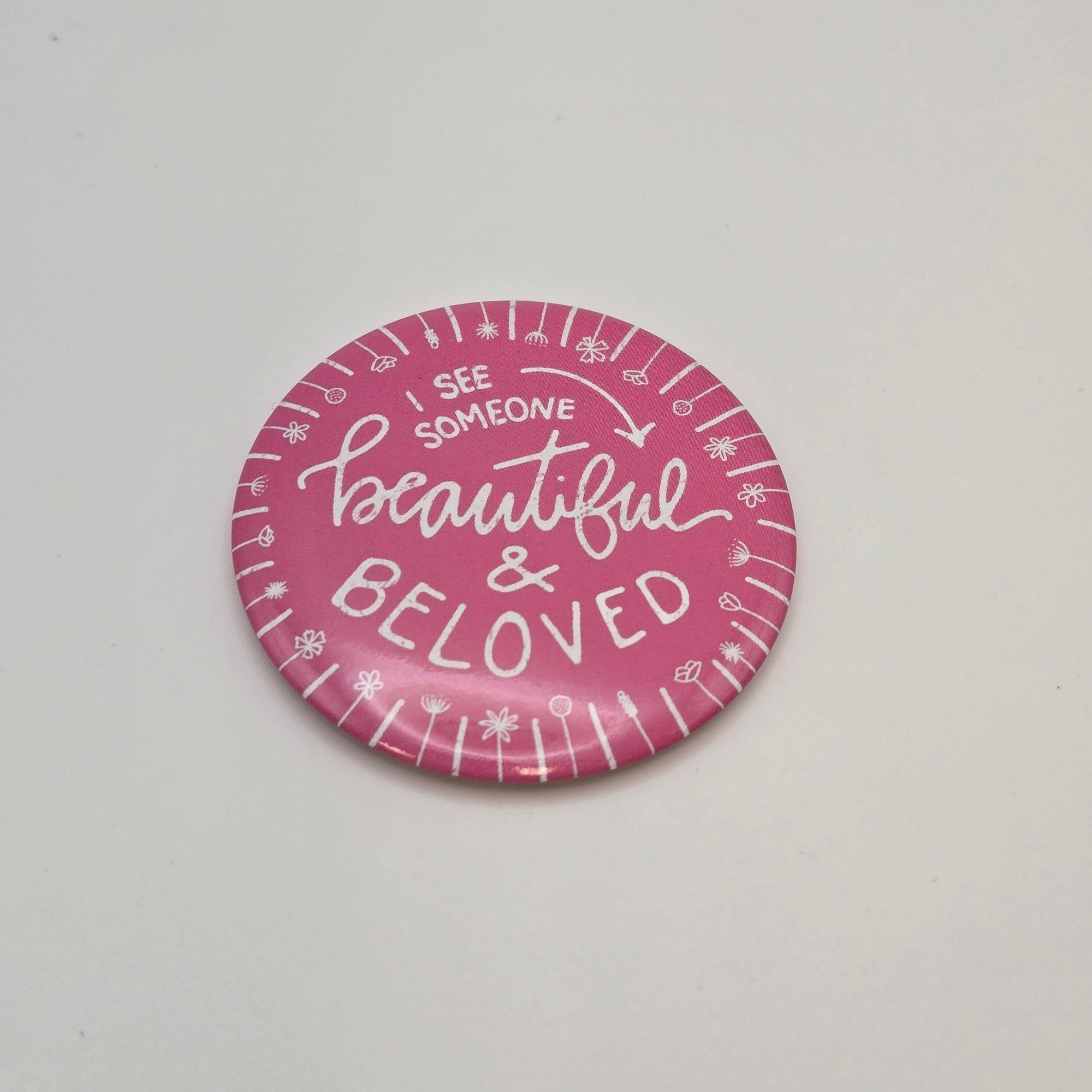 Beautiful & Beloved Pocket Mirror front