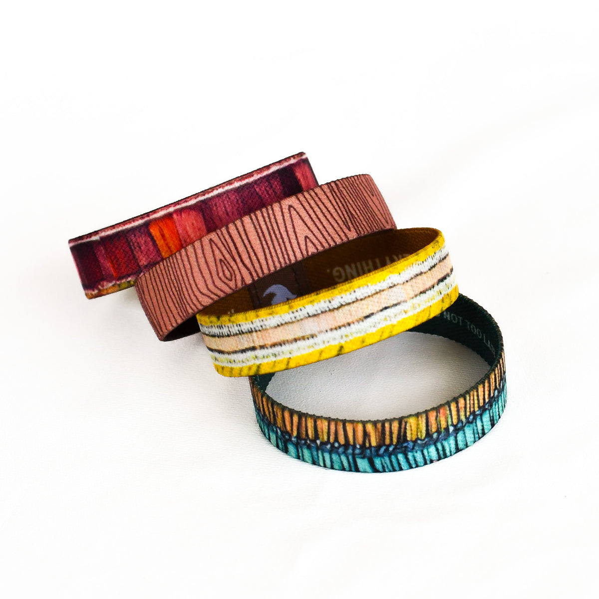 Growing in Trust Boho Kids Truthbands Stack-Pink Salt Riot