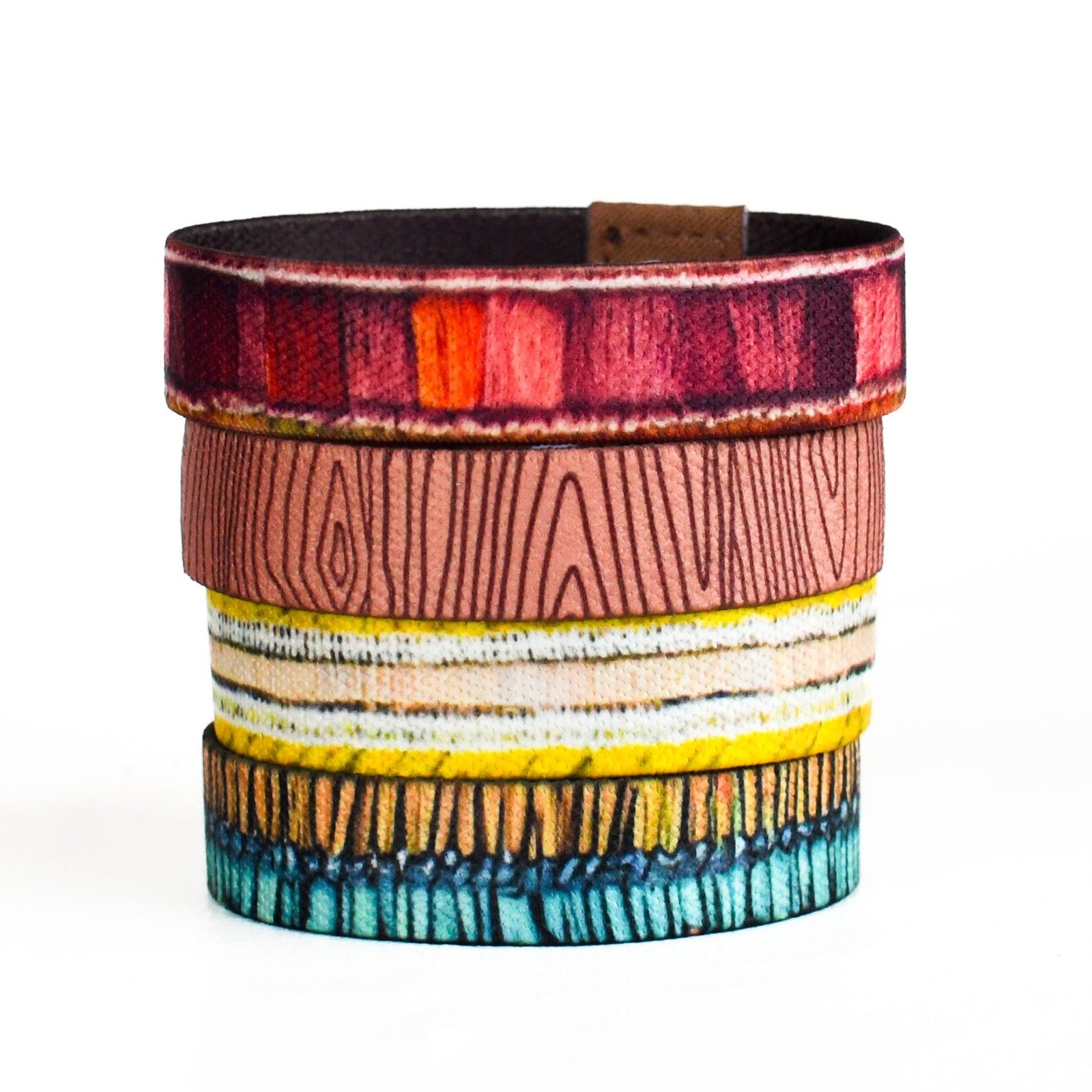 Growing in Trust Boho Kids Truthbands Stack-Pink Salt Riot