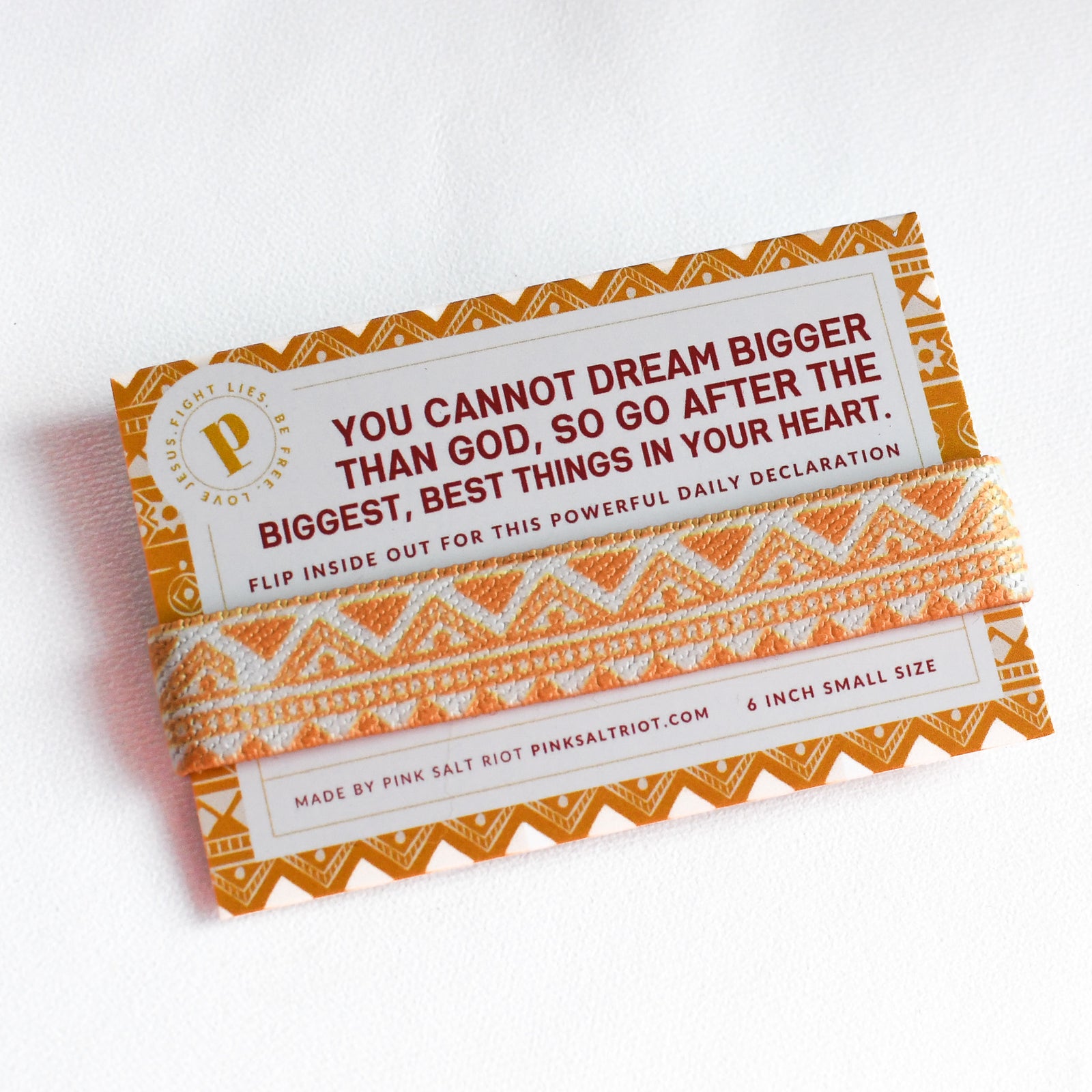 Can't Dream Bigger Than God Kids TruthBand-Pink Salt Riot