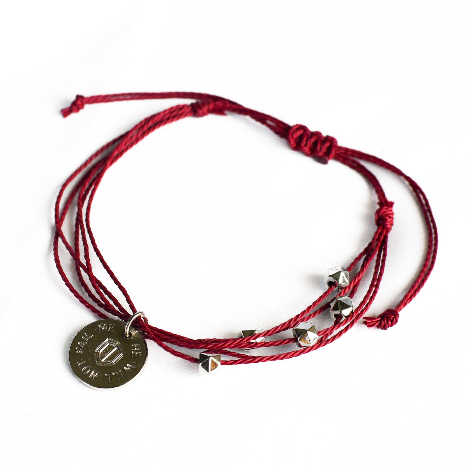 Choose Your Charm - Burgundy Multi-Strand Beaded Bracelet-Pink Salt Riot