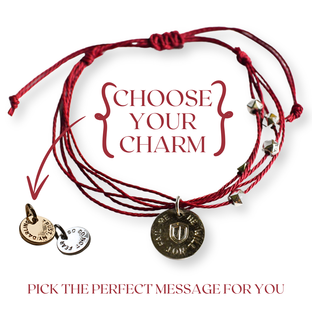 Choose Your Charm - Burgundy Multi-Strand Beaded Bracelet-Pink Salt Riot