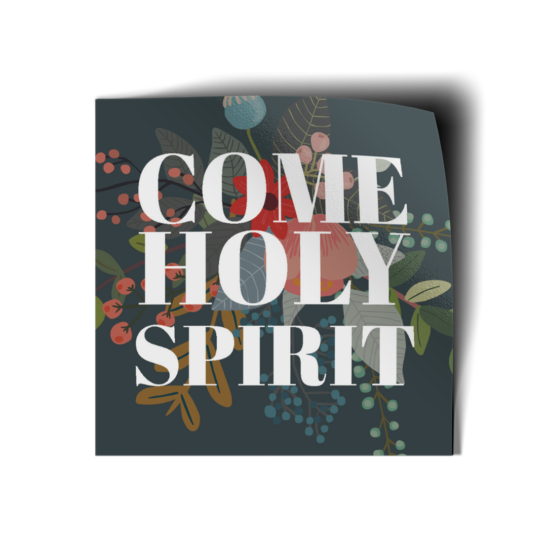 Come Holy Spirit Vinyl Sticker-Pink Salt Riot