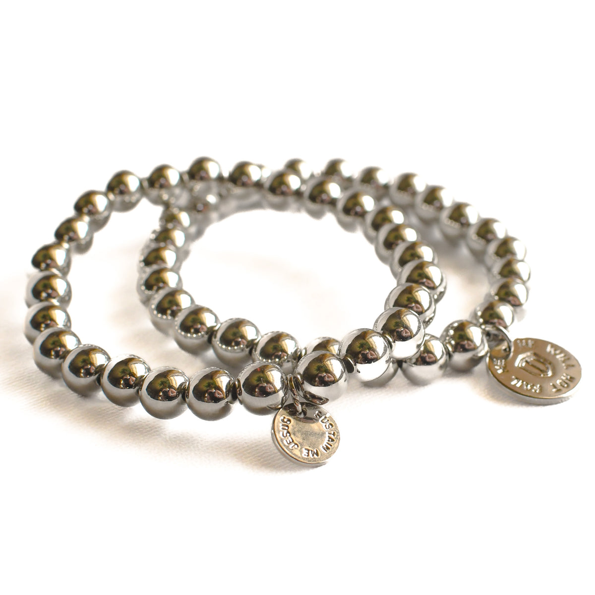 Create Your Own - Silver Stacking Bracelet-Pink Salt Riot