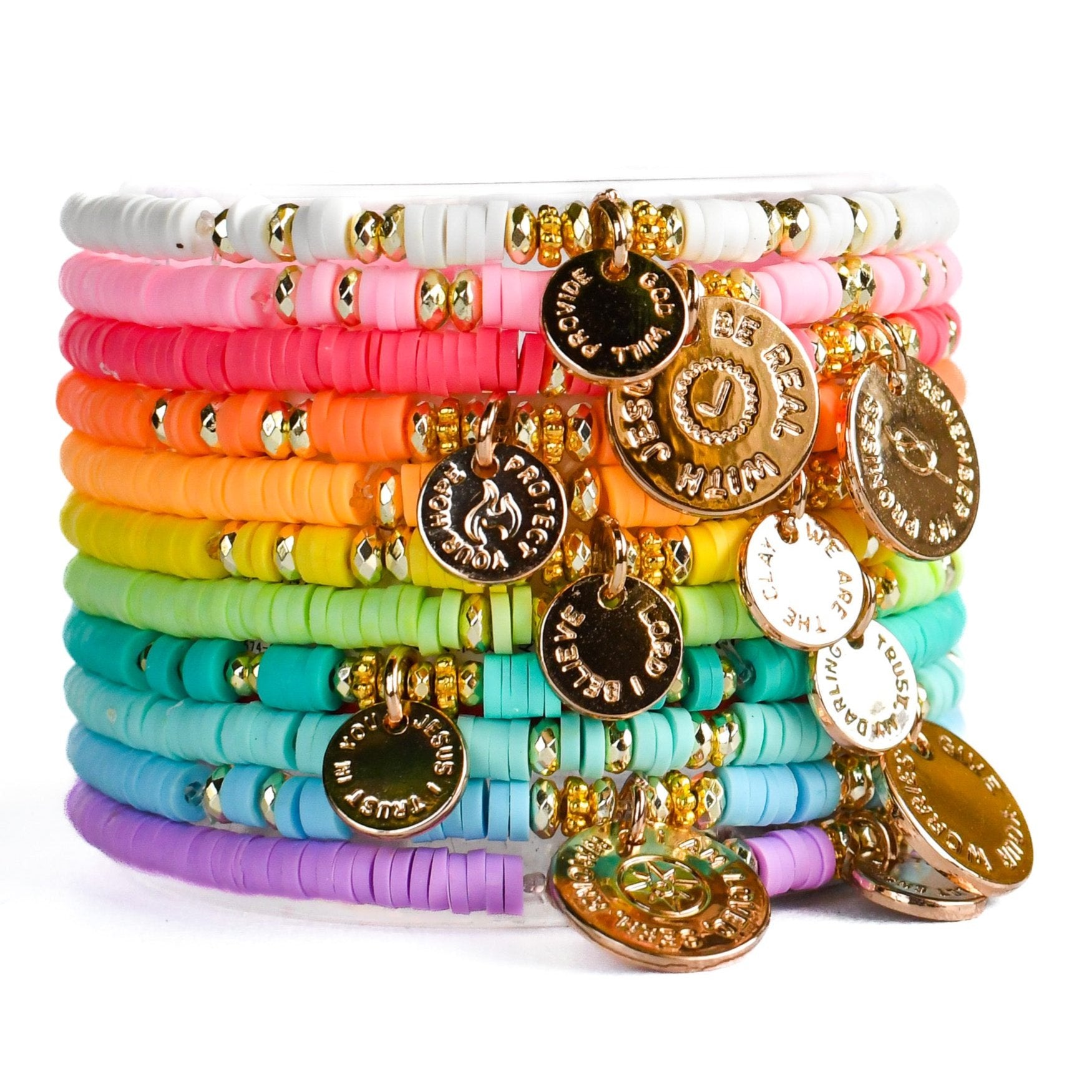 Create Your Own - Rainbow Charm Bracelets